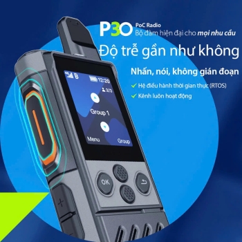 BQL Khu Đô Thị Làng Đại Học Ứng Dụng Bộ Đàm PoC Hytera P30